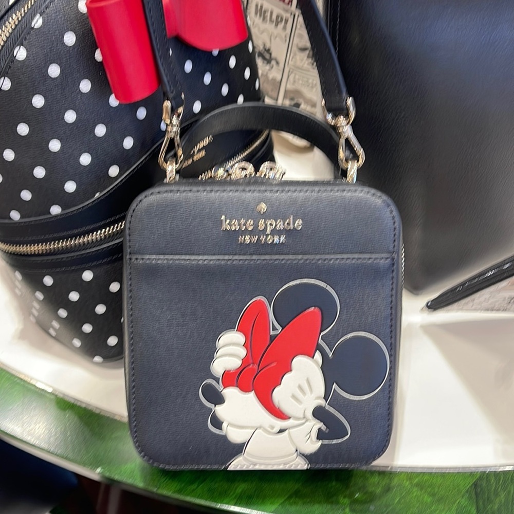 Kate Spade Disney X Kate Spade New York Minnie Mouse Daisy Vanity Crossbody Bag